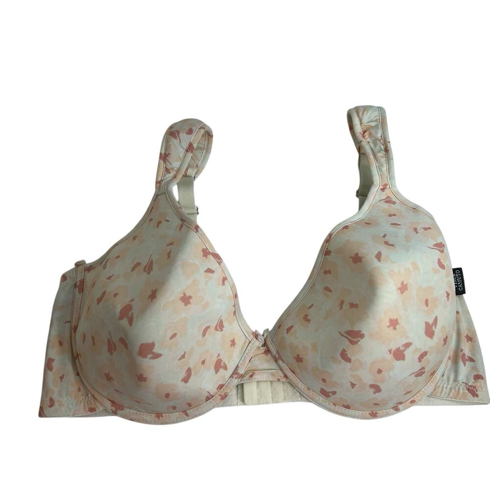 Vince Camuto Bra 42D Floral Padded Underwire Adjustable‎ Strap Floral Comfort